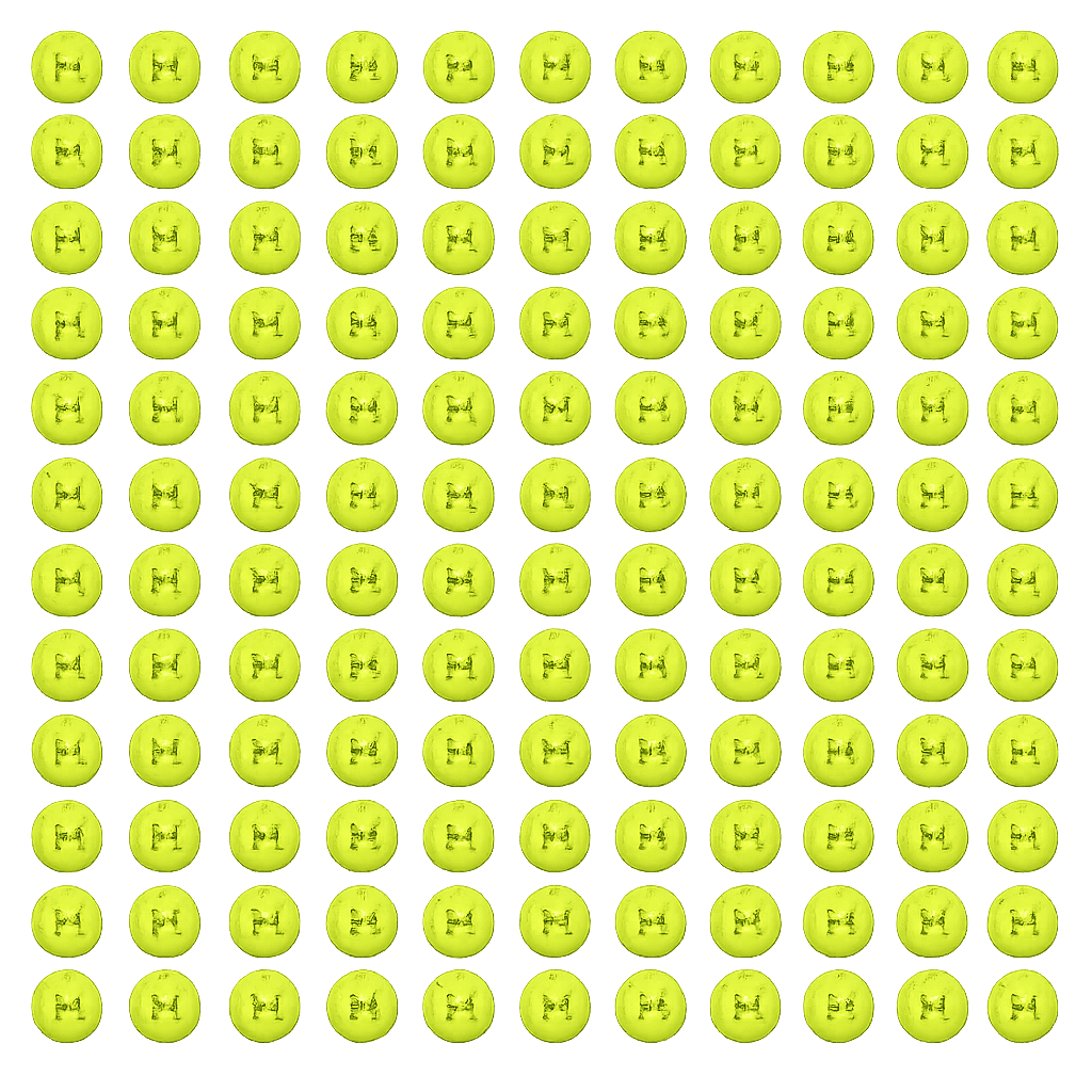 BounceBack BB-1 recycled pickleball — 100-Pack